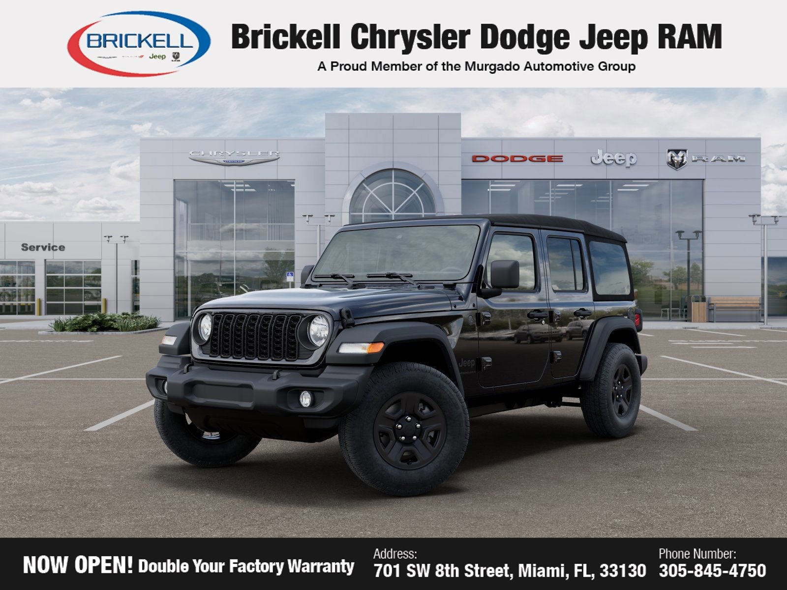 New 2026 Jeep Wrangler Sport image 1