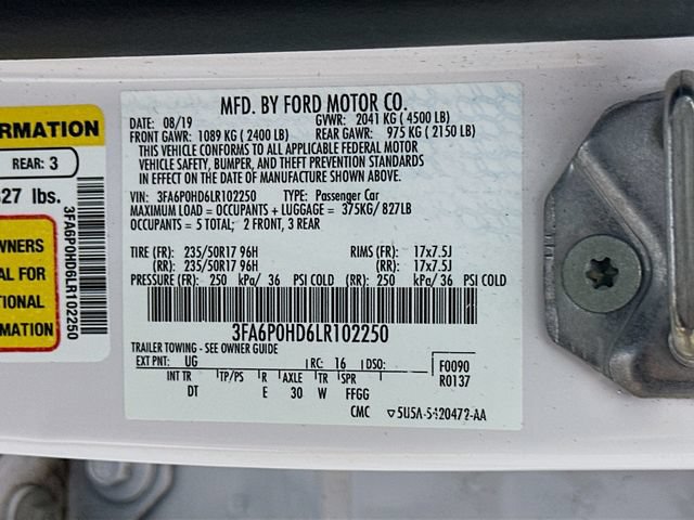 Used 2020 Ford Fusion SE FWD image 35