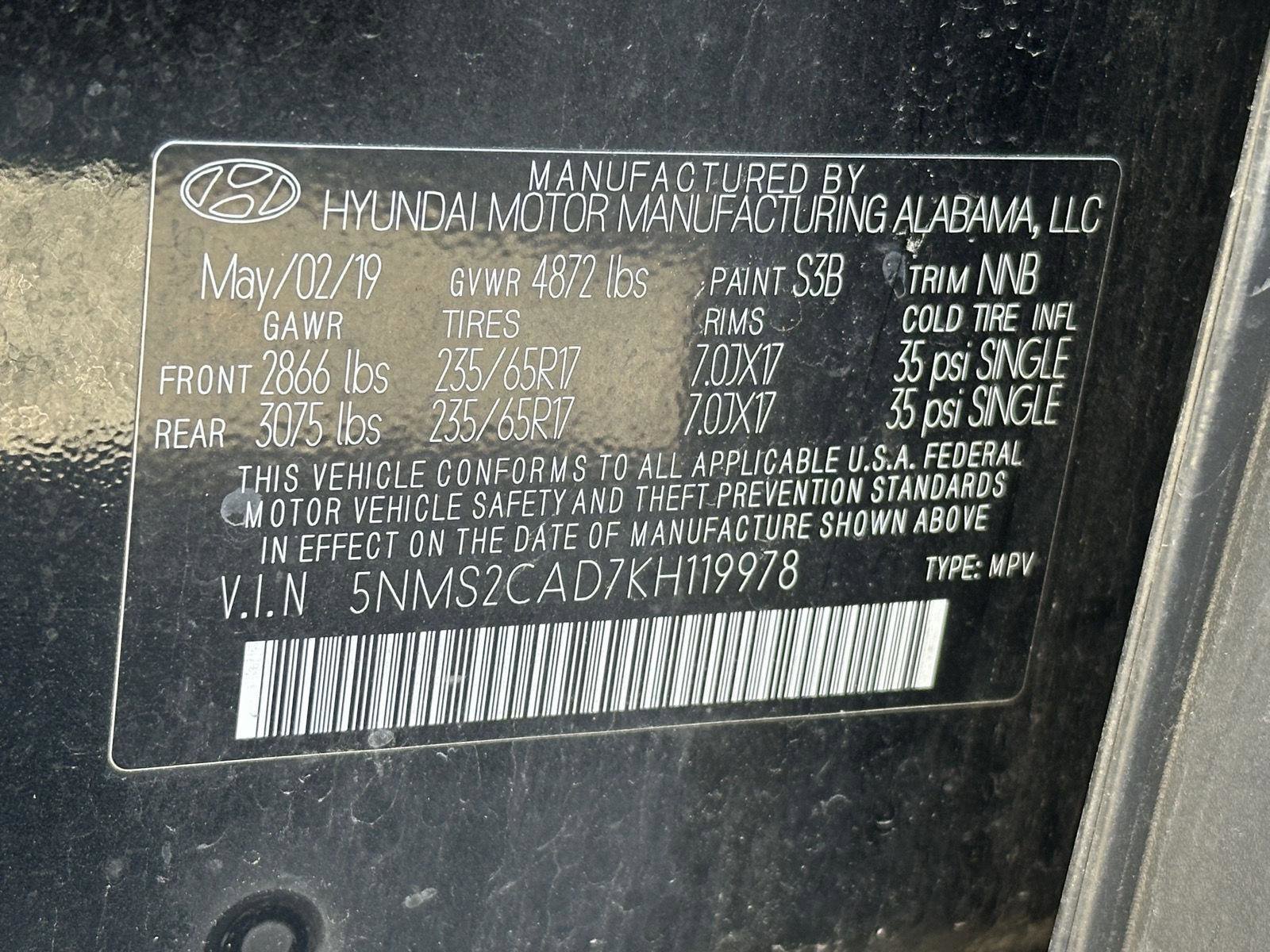 Used 2019 Hyundai Santa Fe SE AWD/4WD image 15