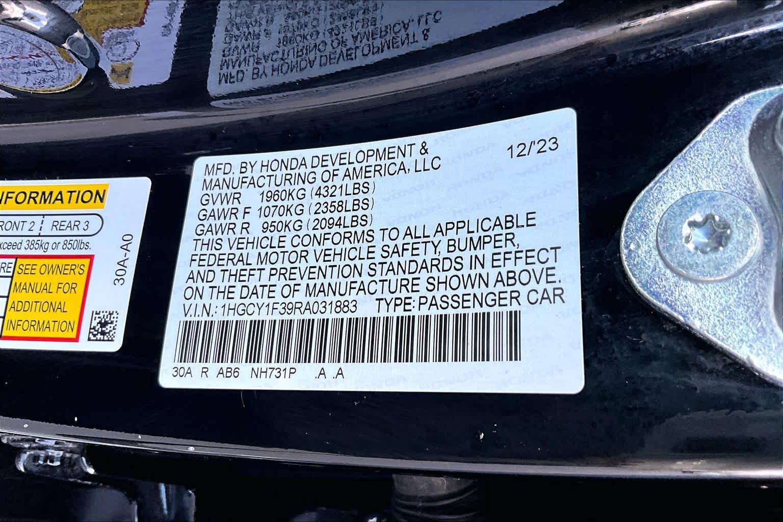 Used 2024 Honda Accord EX image 36