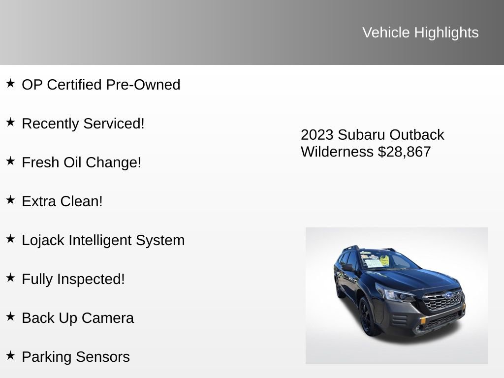 Used 2023 Subaru Outback Wilderness image 4