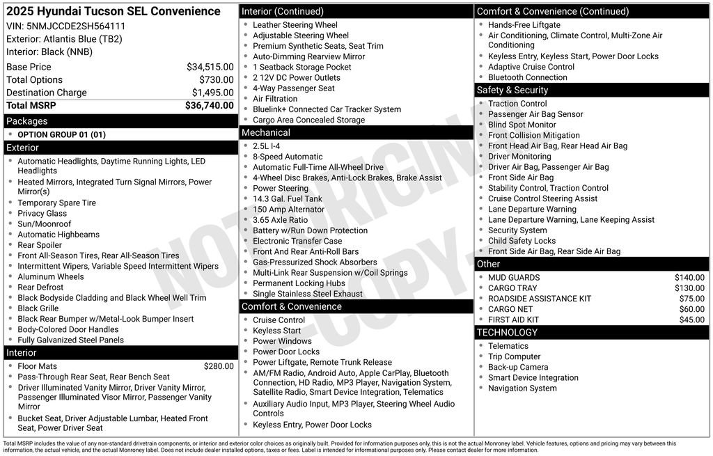 Certified 2025 Hyundai Tucson SEL image 9