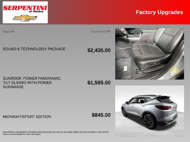New 2026 Chevrolet Blazer LT w/ Sound & Technology Package AWD/4WD image 6