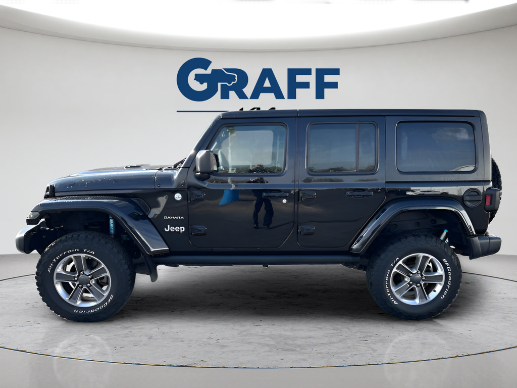 Used 2018 Jeep Wrangler Unlimited Sahara w/ Uconnect 4C Nav & Sound Group AWD/4WD image 2