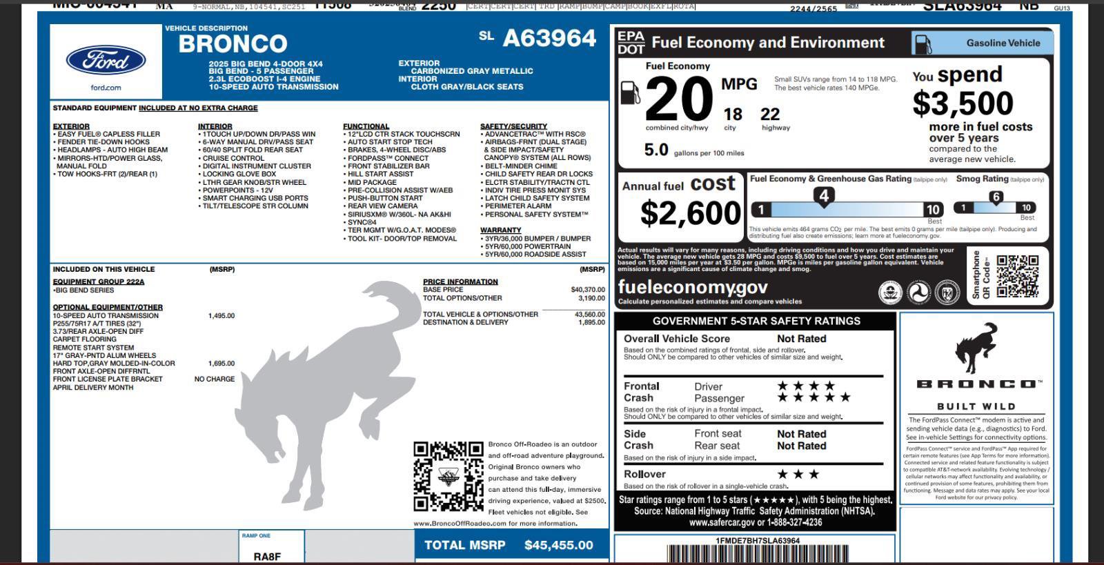 Used 2025 Ford Bronco Big Bend image 4