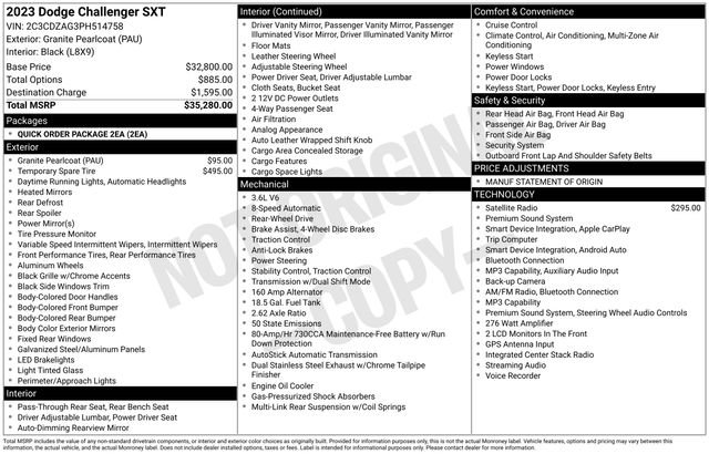 Used 2023 Dodge Challenger SXT RWD image 13