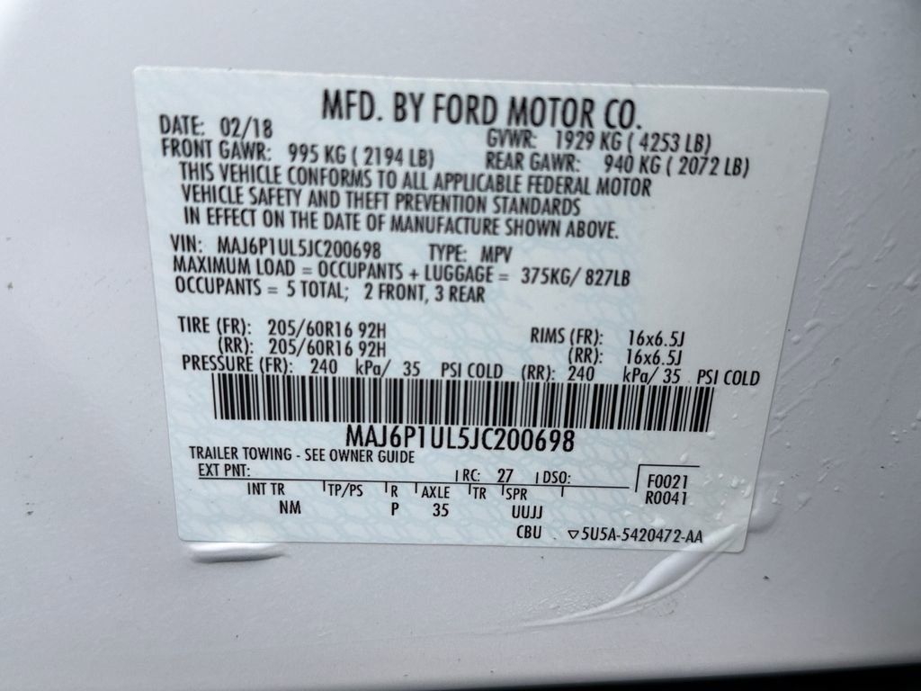 Used 2018 Ford EcoSport SE image 21