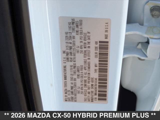 New 2026 MAZDA CX-50 2.5 Hybrid w/ Weather Package AWD/4WD image 15