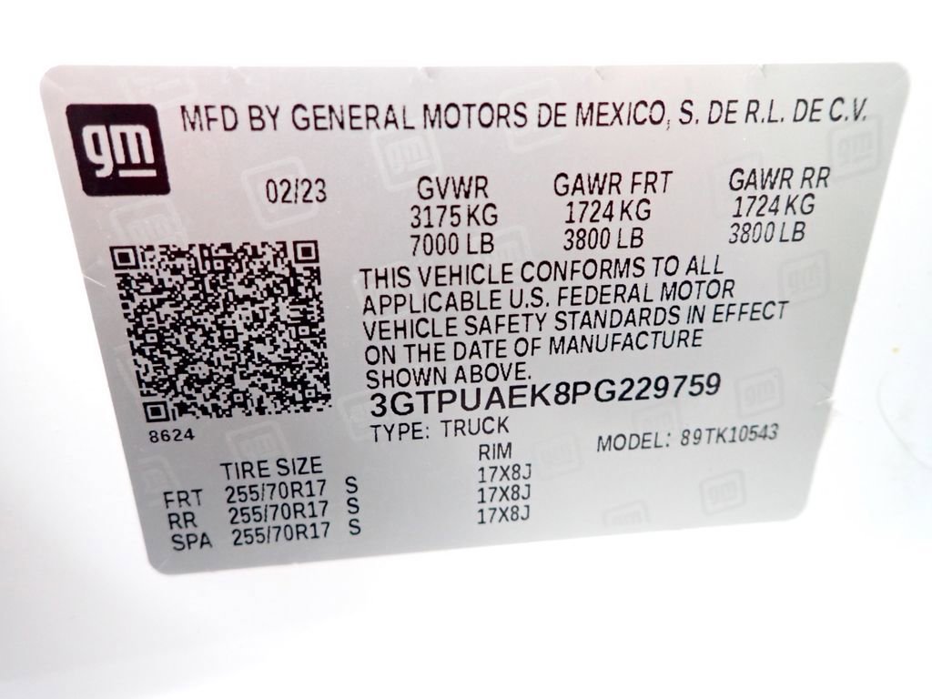 Used 2023 GMC Sierra 1500 Pro w/ Pro Value Package image 44