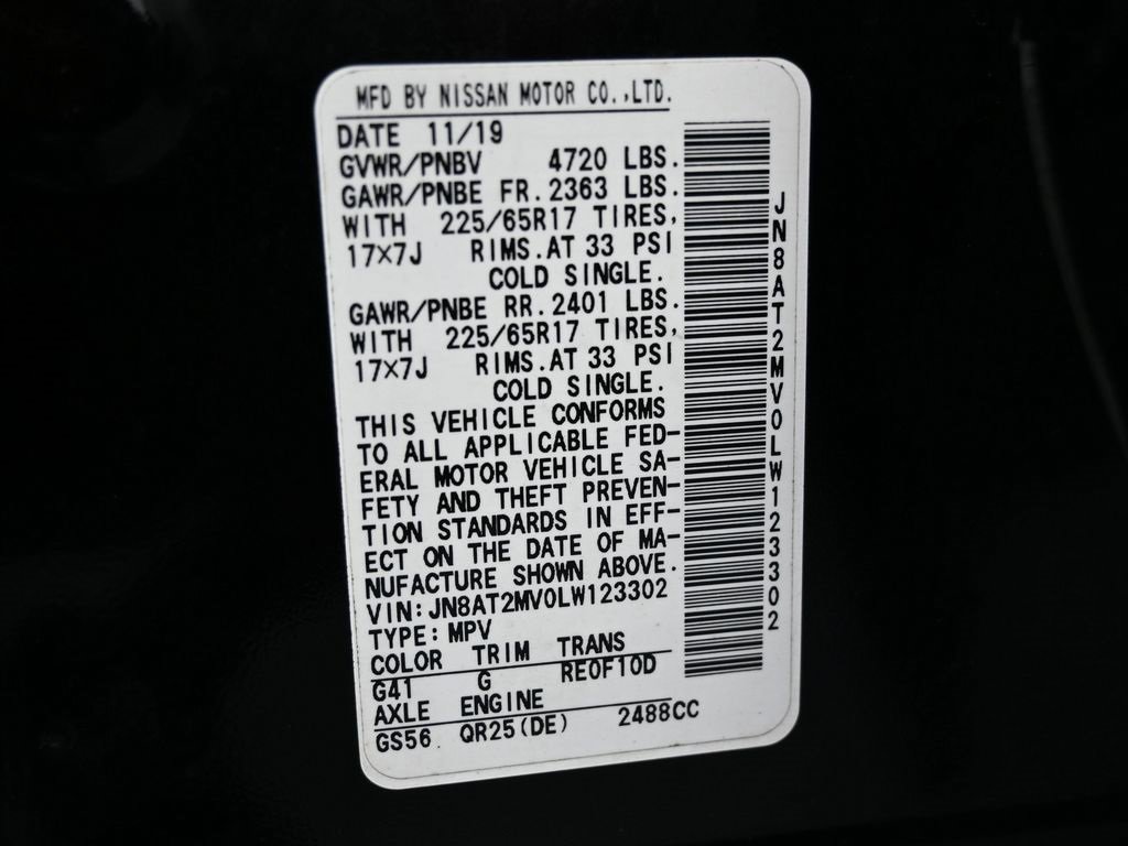 Used 2020 Nissan Rogue SV image 41