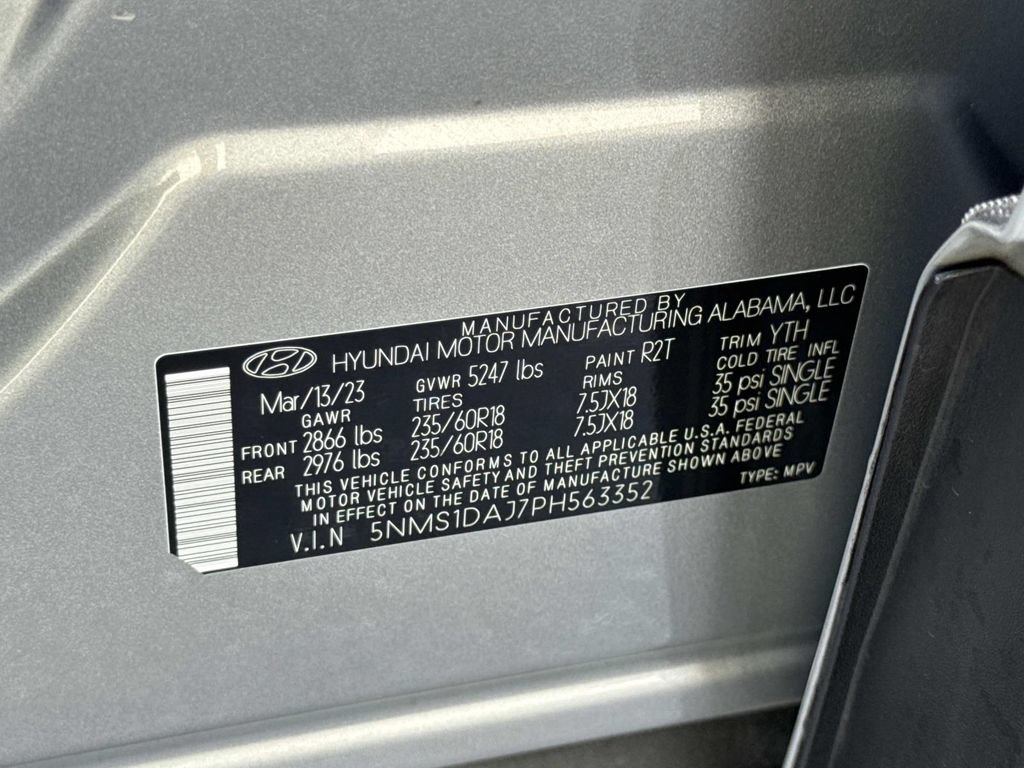 Used 2023 Hyundai Santa Fe SE w/ Cargo Package AWD/4WD image 31