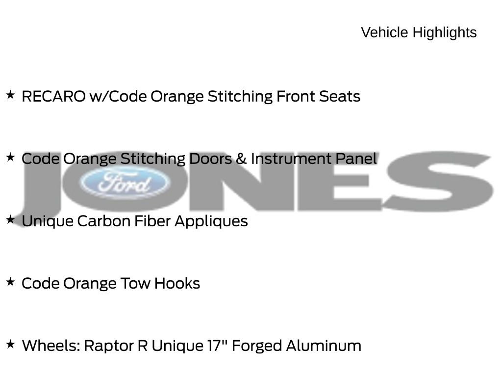 Certified 2024 Ford F150 Raptor w/ Equipment Group 803A Raptor R image 17