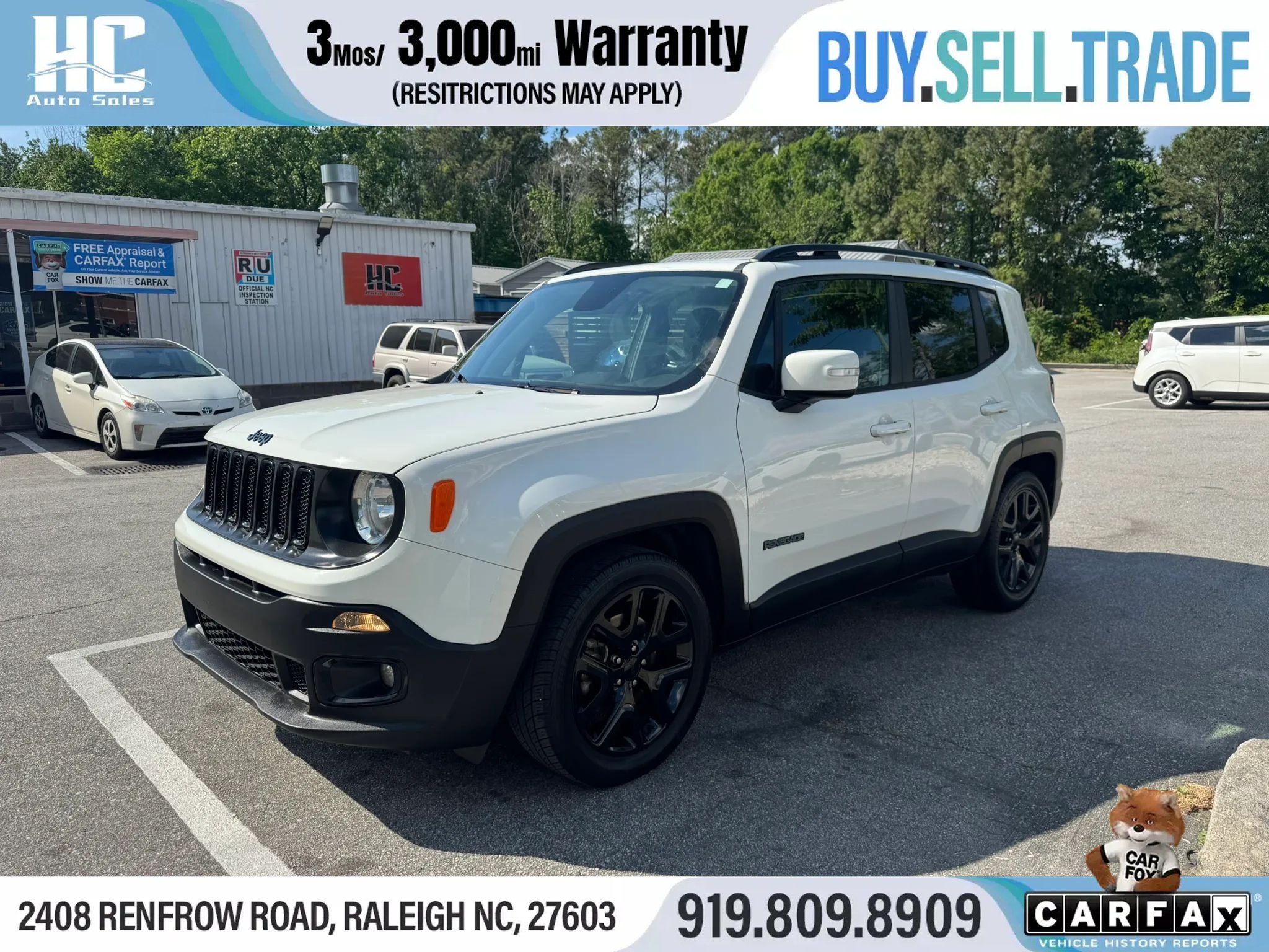 Used 2018 Jeep Renegade Altitude w/ UConnect 8.4 Nav Group FWD image 1
