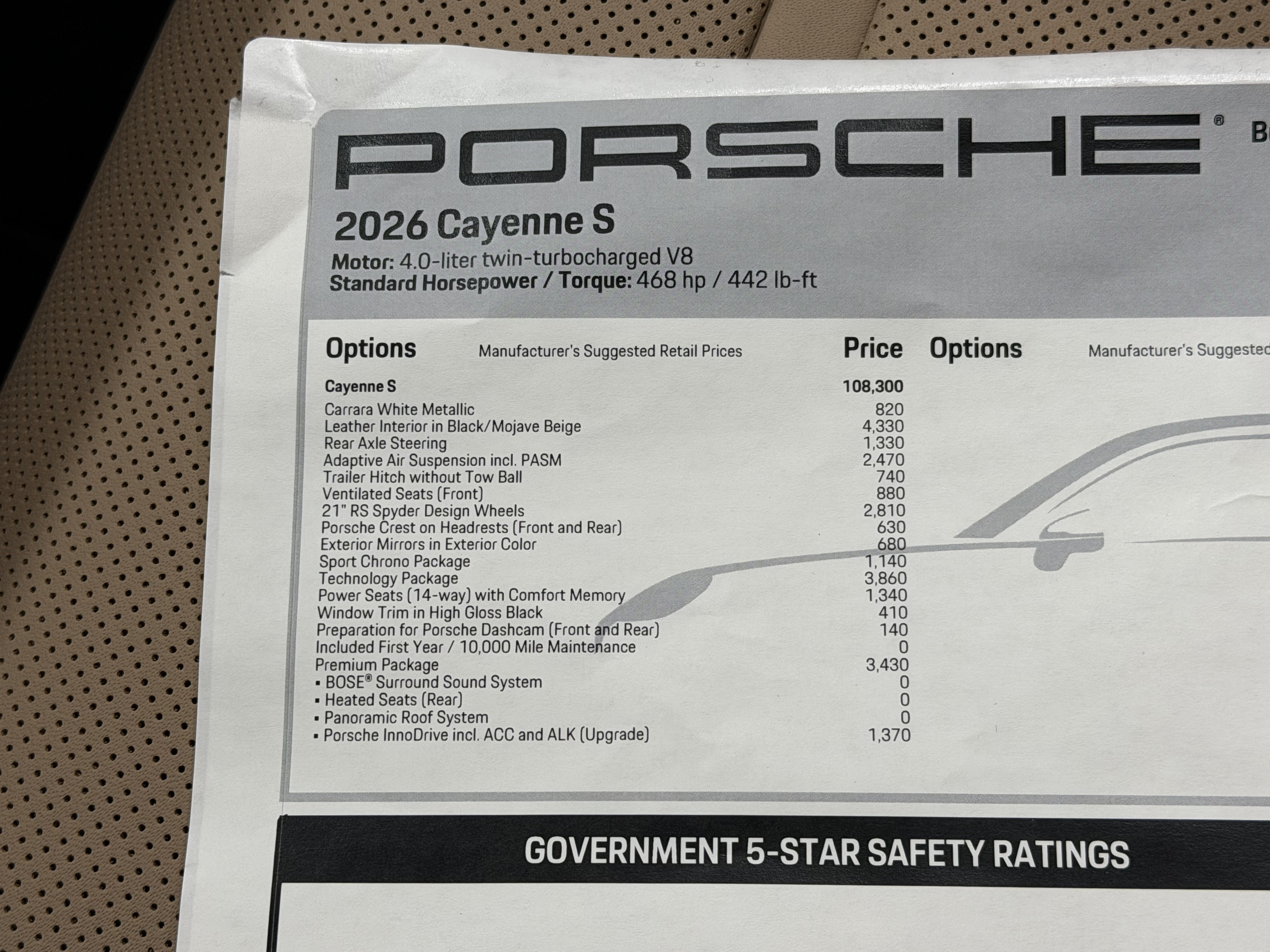 New 2026 Porsche Cayenne S AWD/4WD image 61