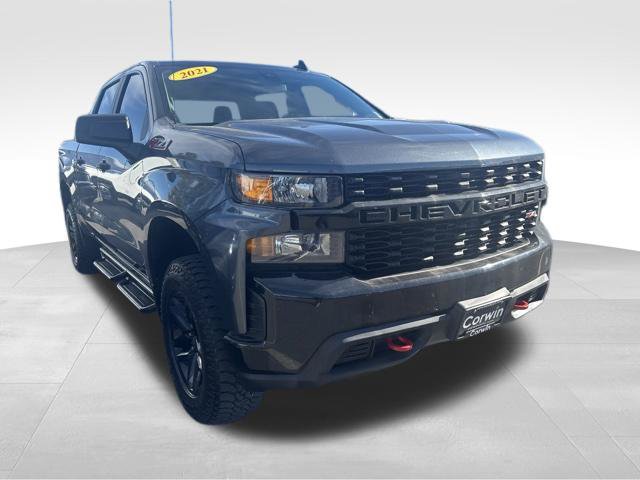 Used 2021 Chevrolet Silverado 1500 Custom Trail Boss w/ Safety Confidence Package AWD/4WD image 40