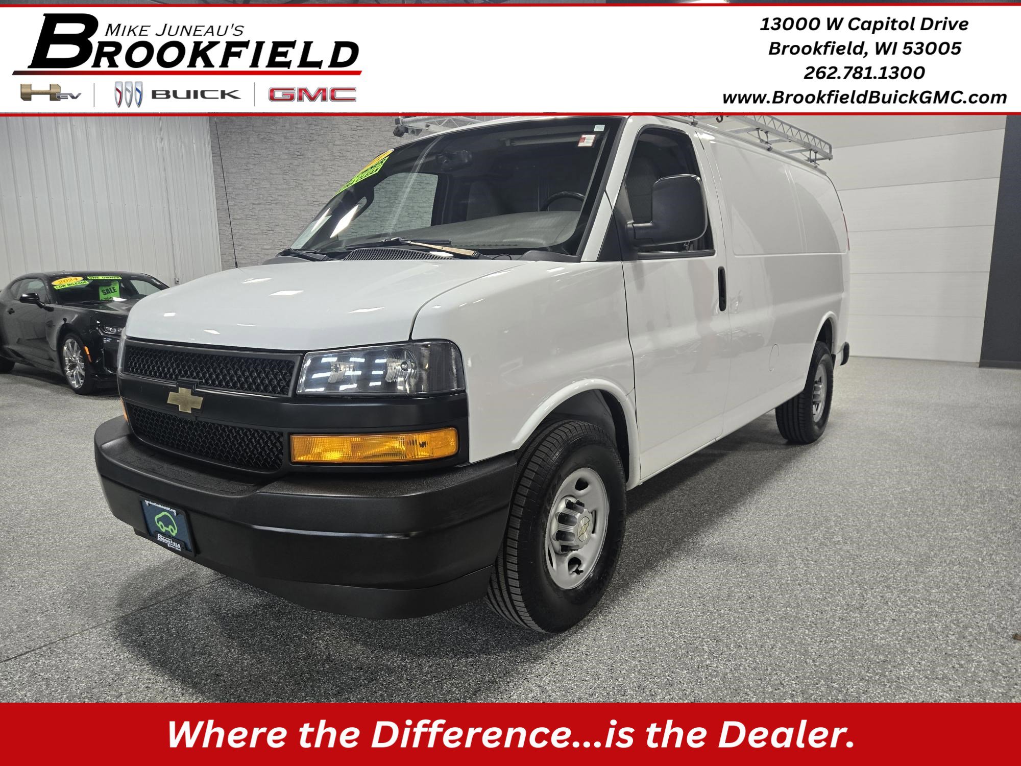 Certified 2021 Chevrolet Express 3500 w/ Driver Convenience Package image 1
