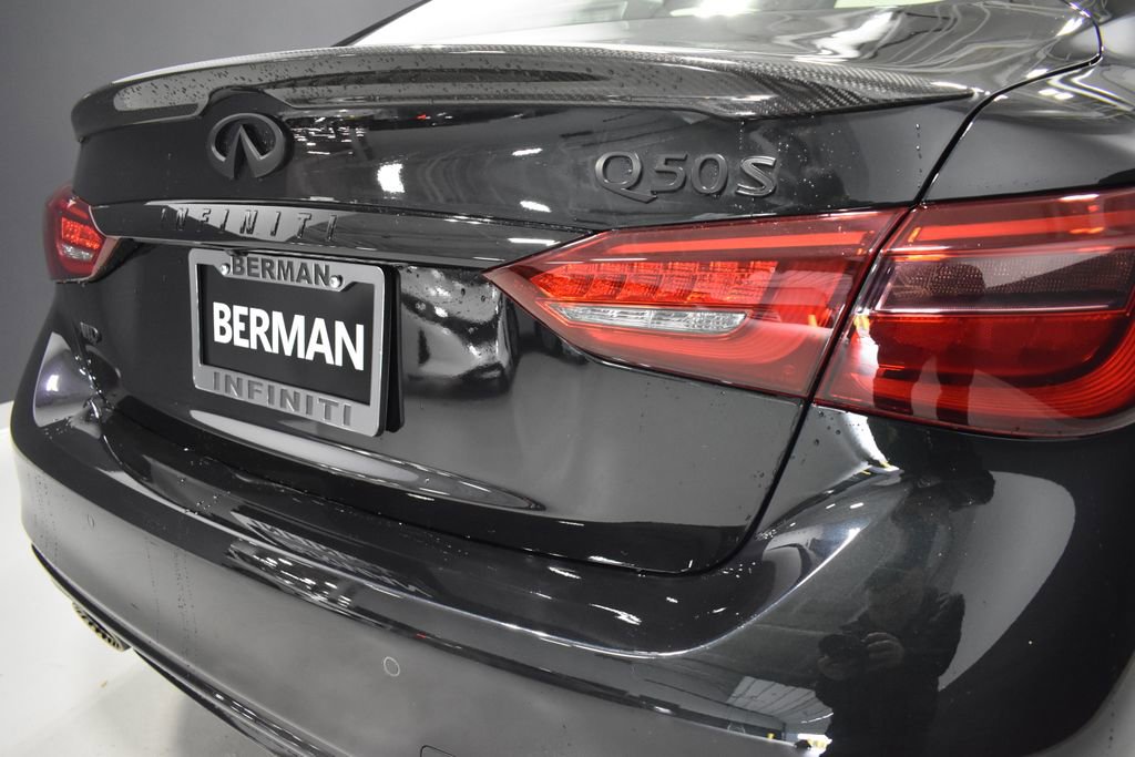 Used 2023 INFINITI Q50 Red Sport 400 w/ Black Opal Edition image 12