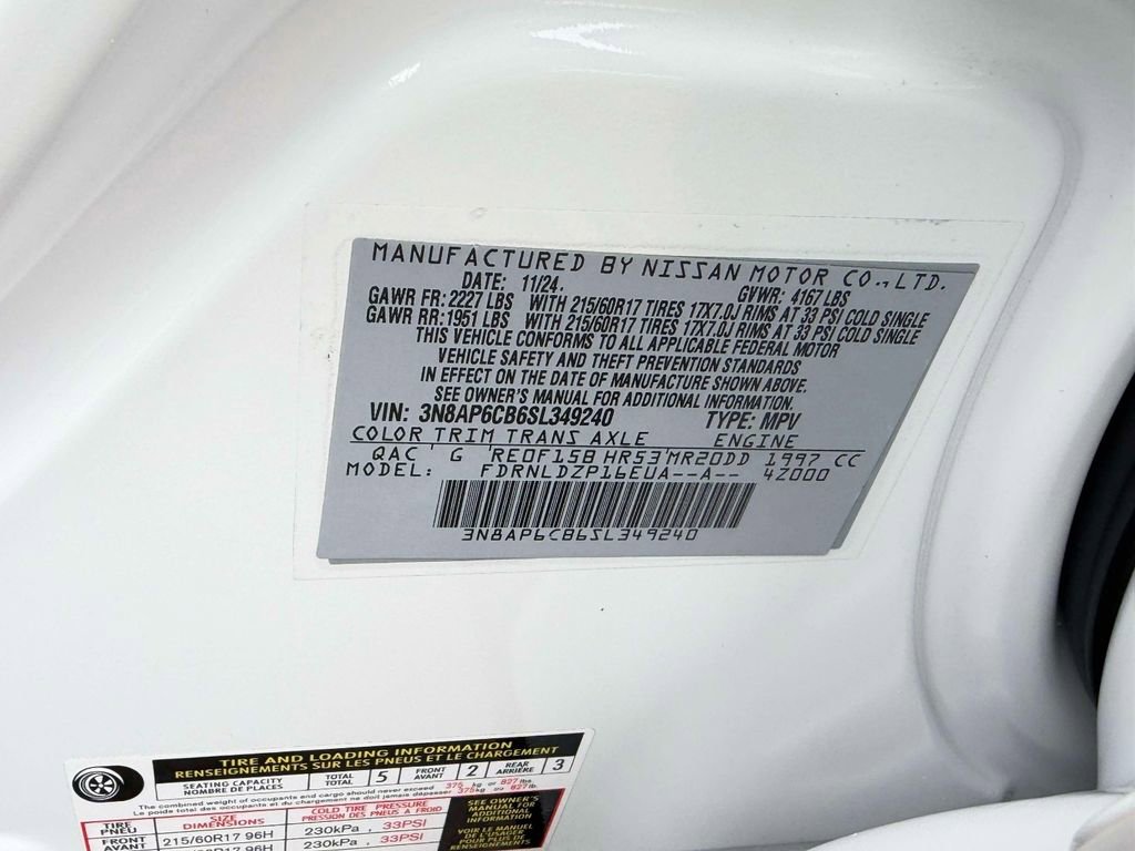 Certified 2025 Nissan Kicks SV AWD/4WD image 18