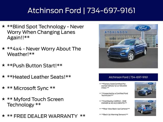 Certified 2023 Ford Explorer XLT w/ Equipment Group 202A image 8