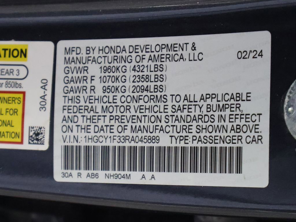 Used 2024 Honda Accord EX image 52