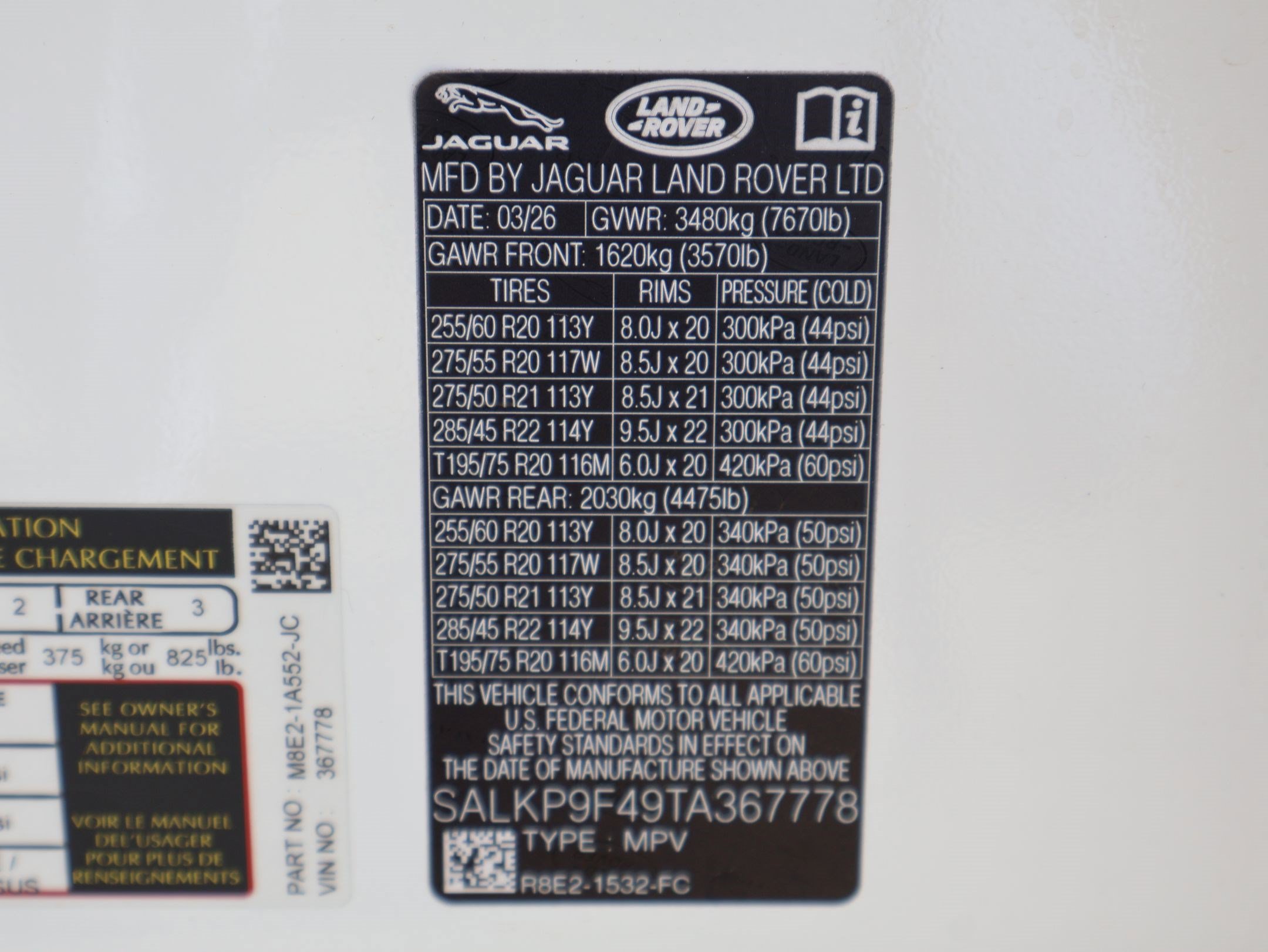 New 2026 Land Rover Range Rover SE AWD/4WD image 20