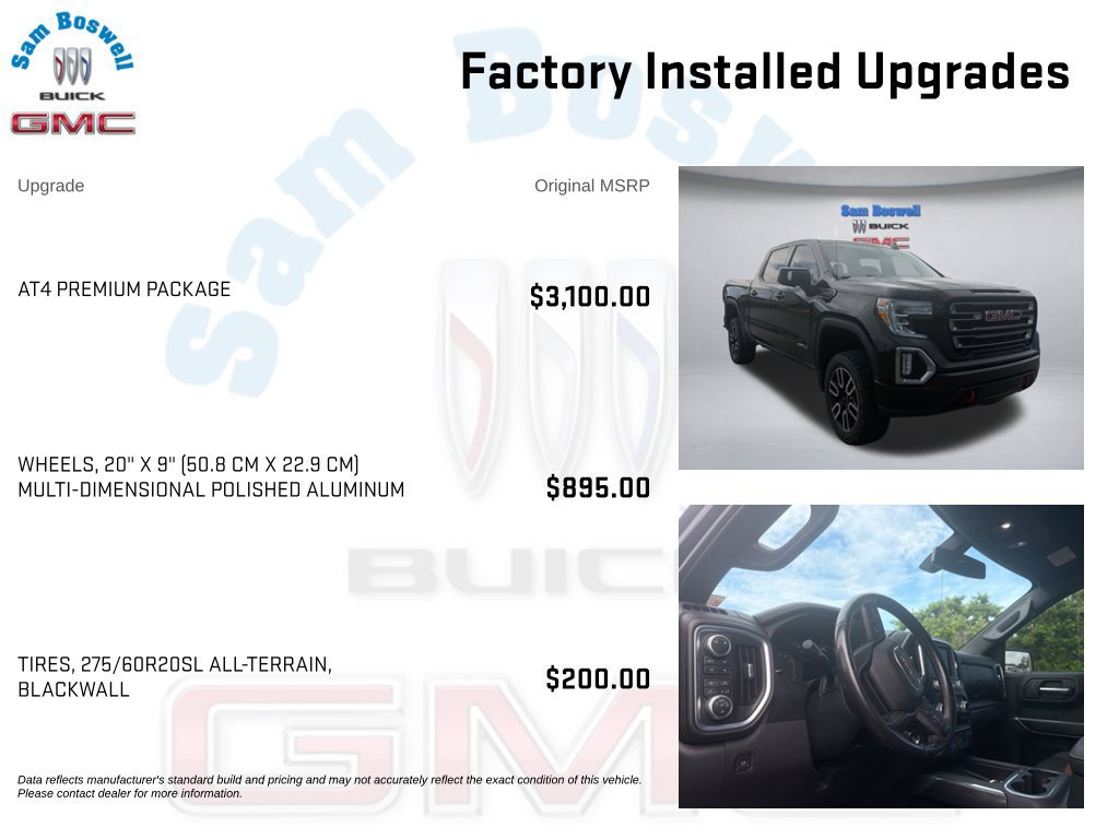 Used 2019 GMC Sierra 1500 AT4 w/ AT4 Premium Package AWD/4WD image 4