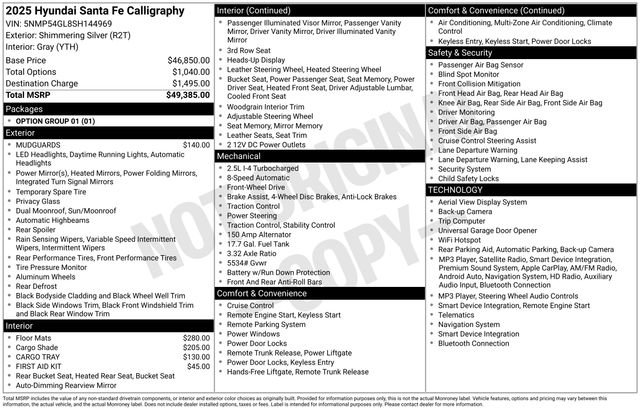 Used 2025 Hyundai Santa Fe Calligraphy FWD image 11