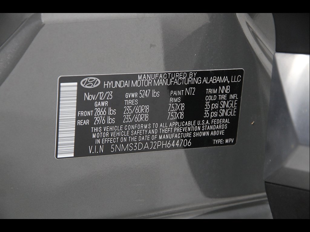 Certified 2023 Hyundai Santa Fe SEL w/ Premium Package AWD/4WD image 23