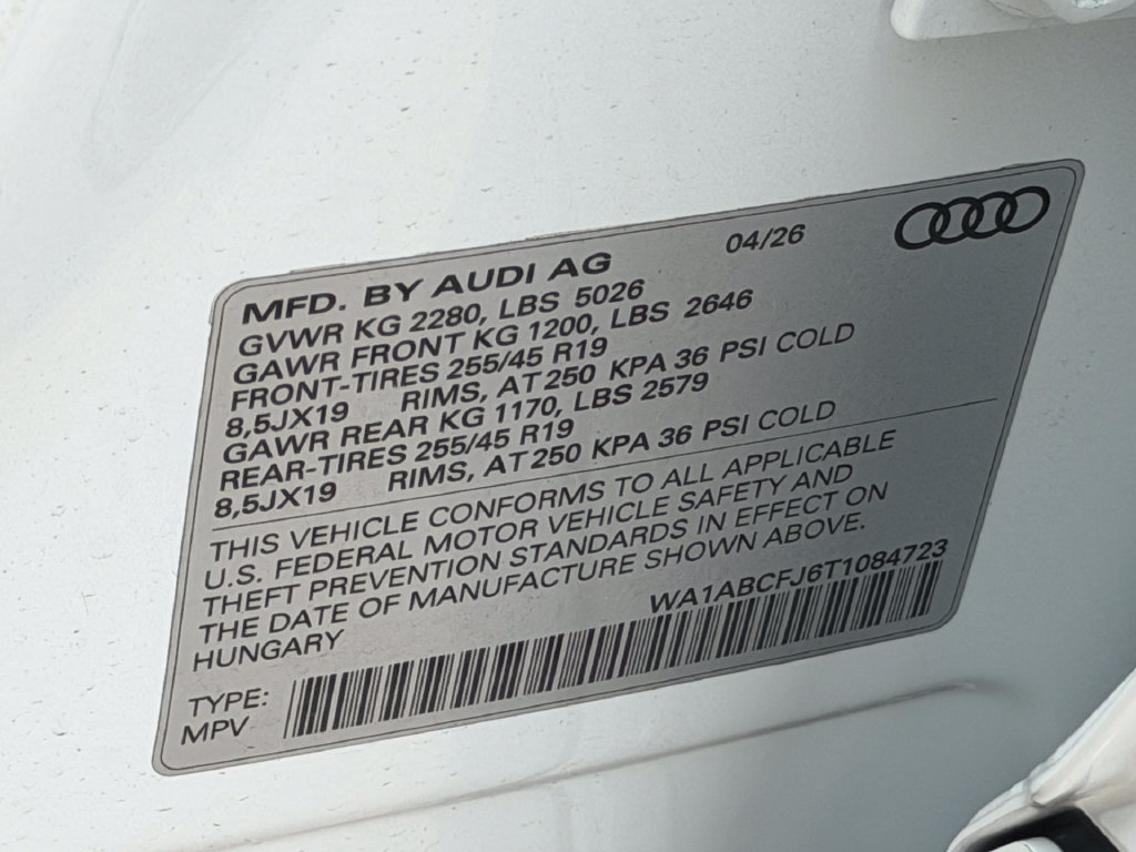 New 2026 Audi Q3 quattro 2.0T AWD/4WD image 33
