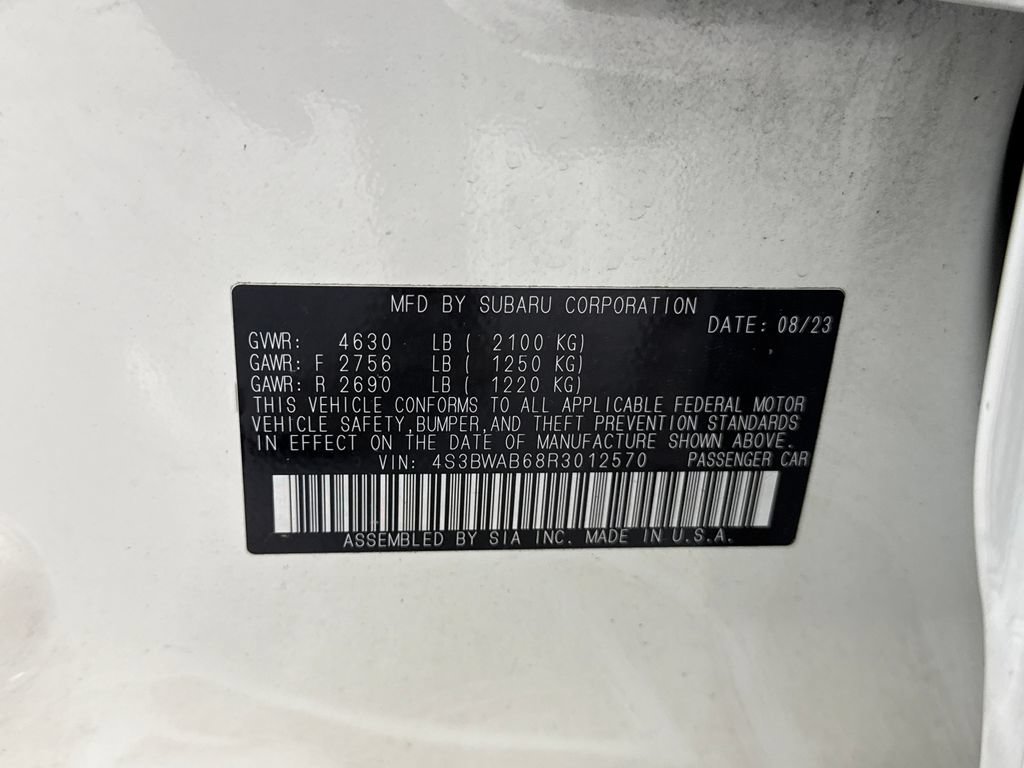 Certified 2024 Subaru Legacy AWD/4WD image 28