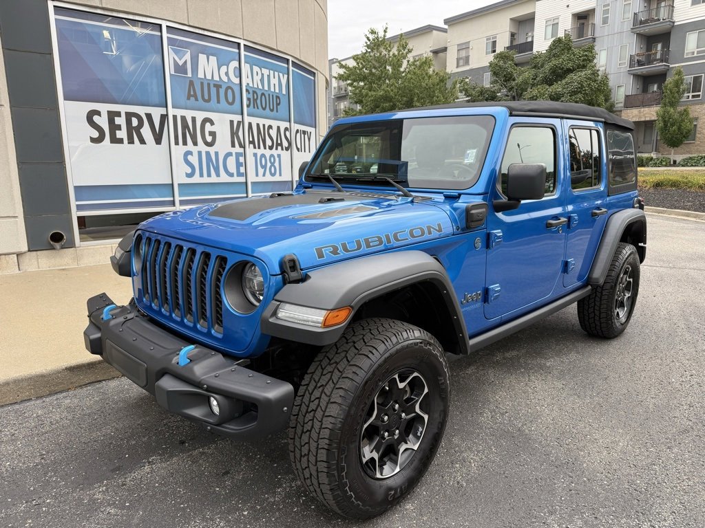 Used 2021 Jeep Wrangler Unlimited Rubicon 4xe w/ Steel Bumper Group
