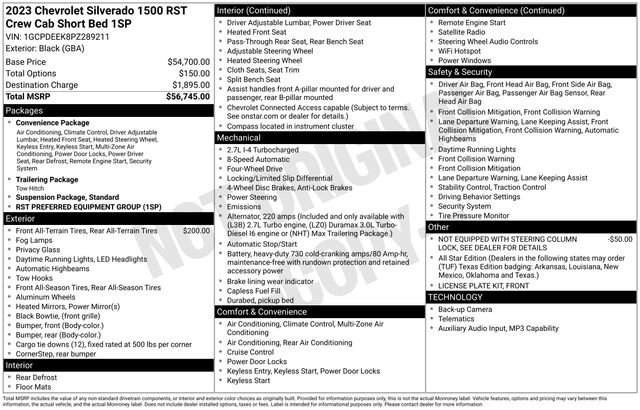 Used 2023 Chevrolet Silverado 1500 RST AWD/4WD image 9