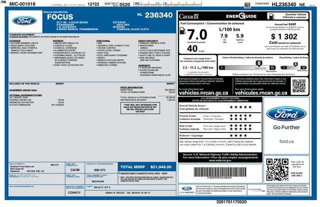 Used 2017 Ford Focus SE FWD video 2