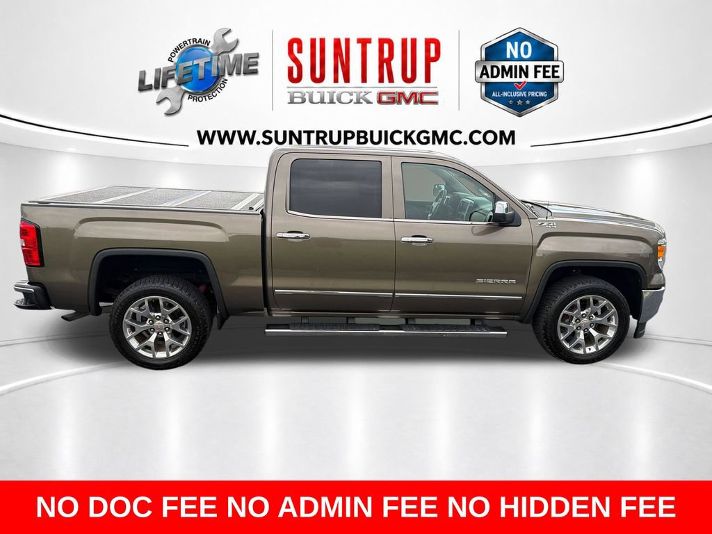 Used 2015 GMC Sierra 1500 SLT w/ SLT Crew Cab Value Package AWD/4WD image 8
