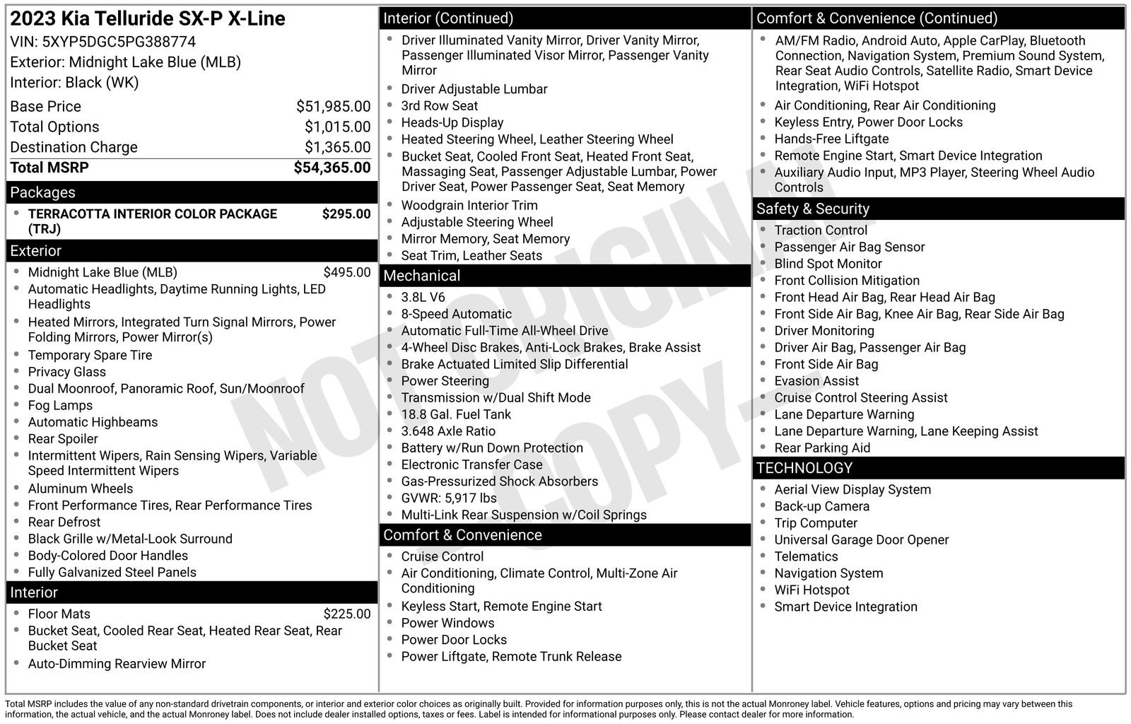 Certified 2023 Kia Telluride SX Prestige X-Line image 16