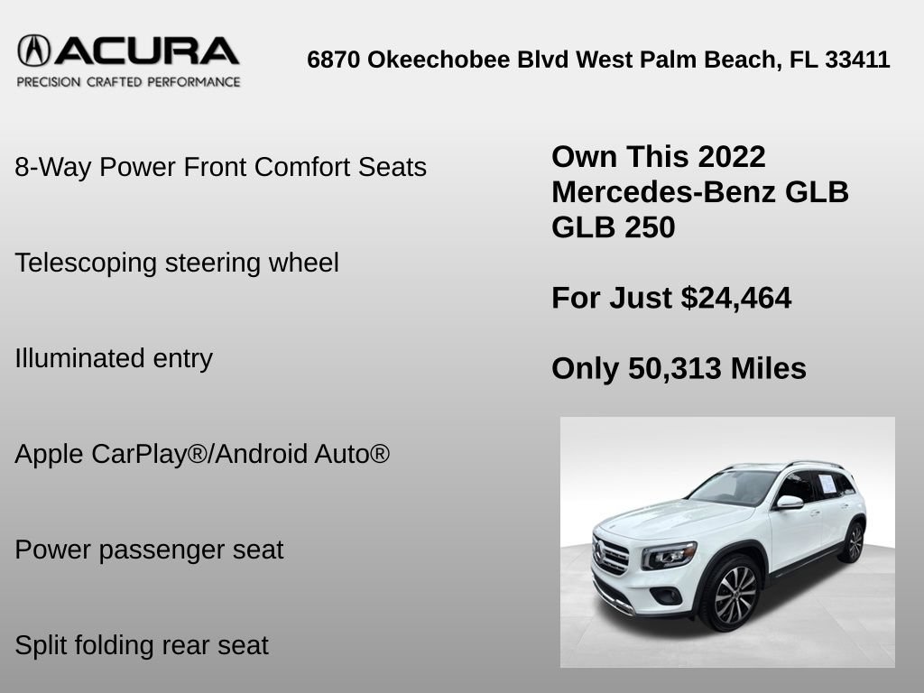 Used 2022 Mercedes-Benz GLB 250 w/ Premium Package Lite image 18