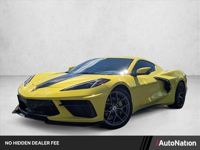 Used 2021 Chevrolet Corvette Stingray Preferred Cpe w/ Engine Appearance Package RWD video 1