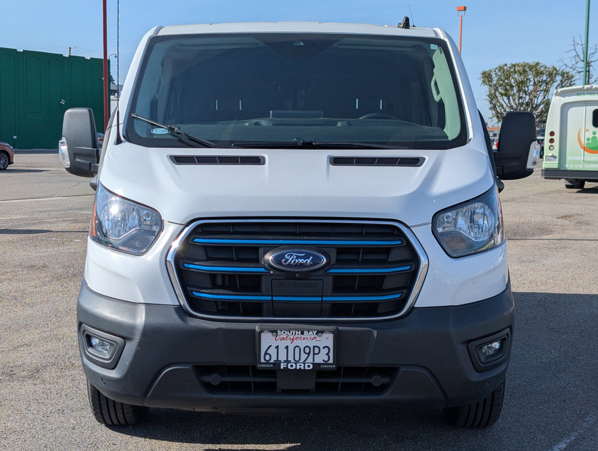 Used 2022 Ford E-Transit Low Roof Cargo Van ELECTRIC w/ Load Area Protection Package image 2