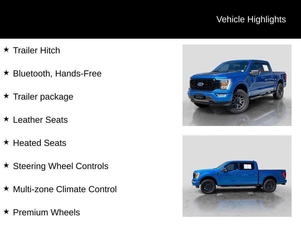 Certified 2021 Ford F150 XLT w/ Equipment Group 302A High AWD/4WD image 26