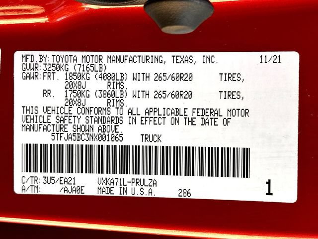 Used 2022 Toyota Tundra Limited RWD image 34
