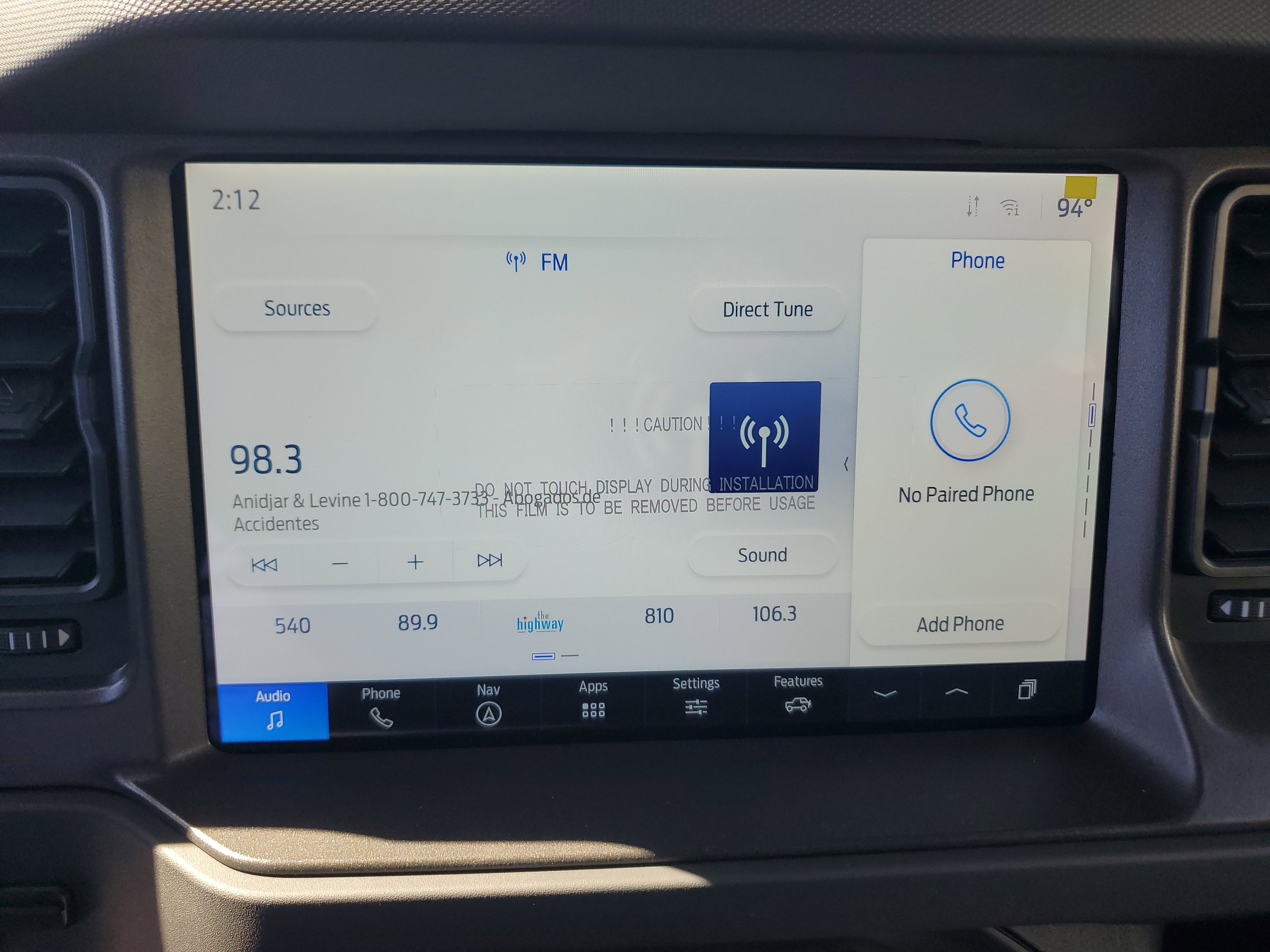 New 2025 Ford Bronco Badlands AWD/4WD image 15