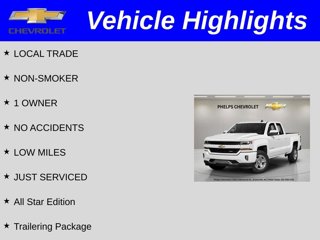 Used 2018 Chevrolet Silverado 1500 LT w/ All Star Edition image 2