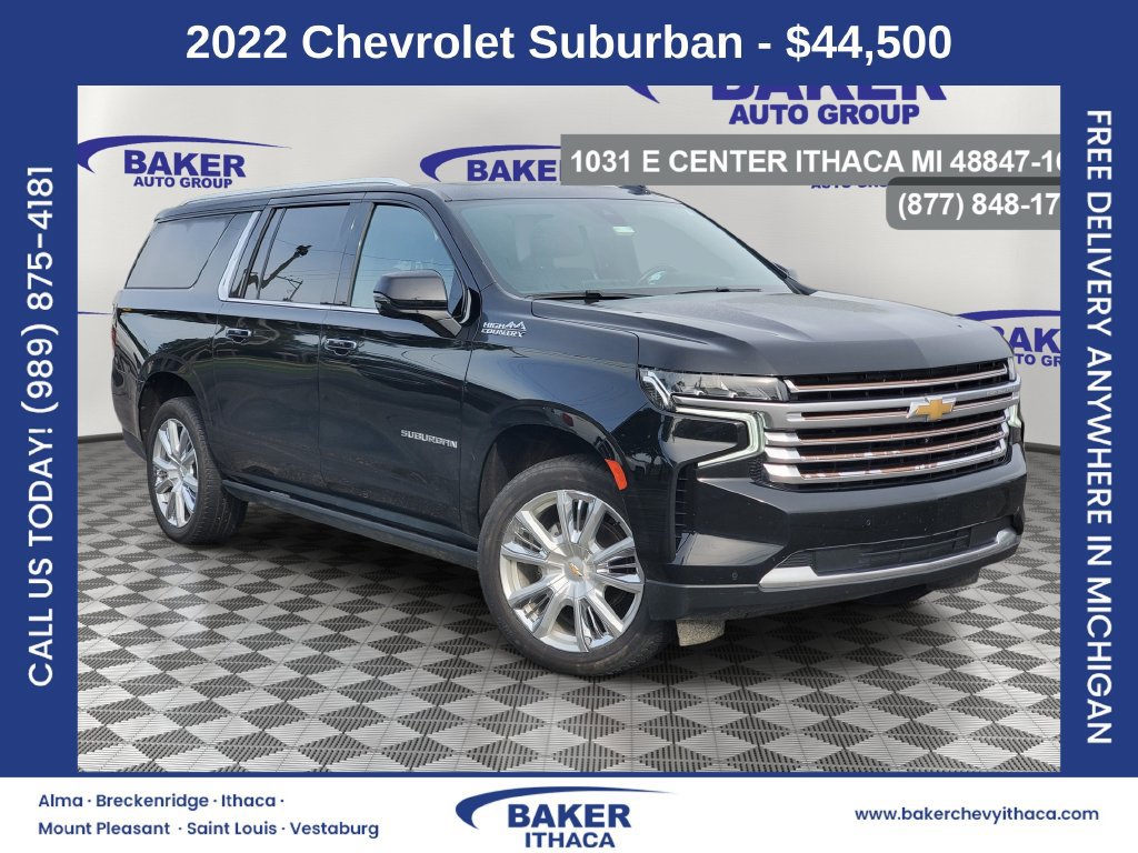 Certified 2022 Chevrolet Suburban High Country