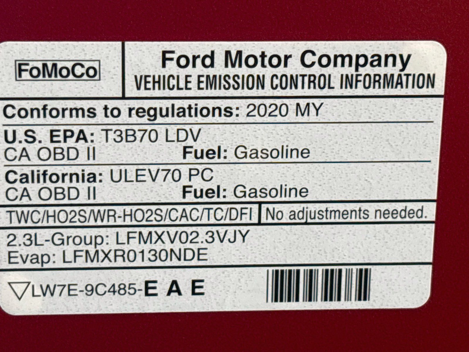 Used 2020 Ford Mustang Coupe w/ Equipment Group 101A RWD image 20