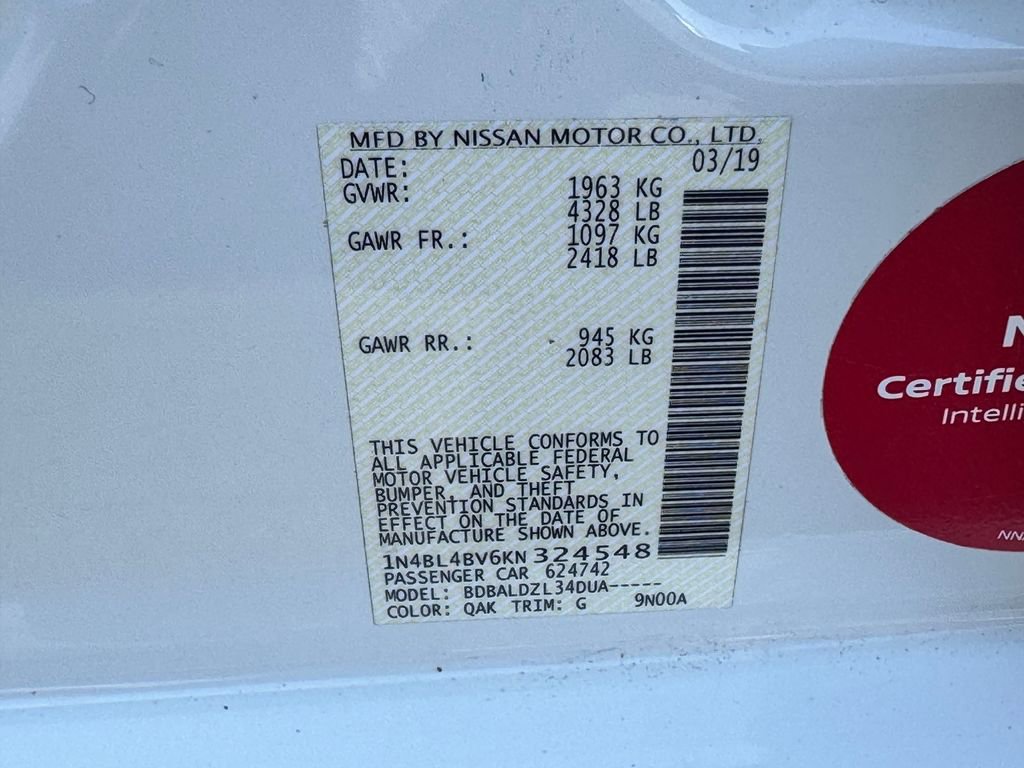 Used 2019 Nissan Altima 2.5 S FWD image 31