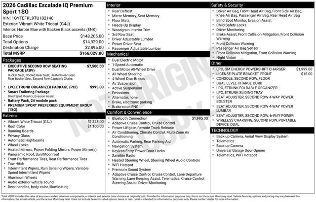 New 2026 Cadillac Escalade IQ Sport 2 AWD/4WD image 27