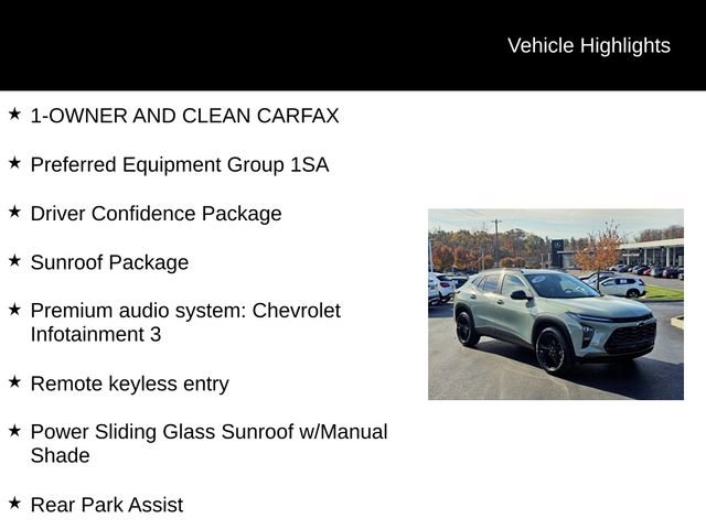 Used 2025 Chevrolet Trax ACTIV w/ Sunroof Package image 5