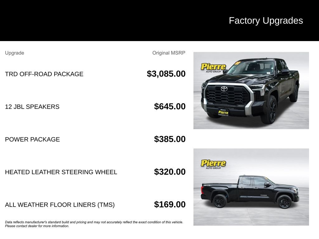 Used 2022 Toyota Tundra Limited w/ TRD Off-Road Package AWD/4WD image 13