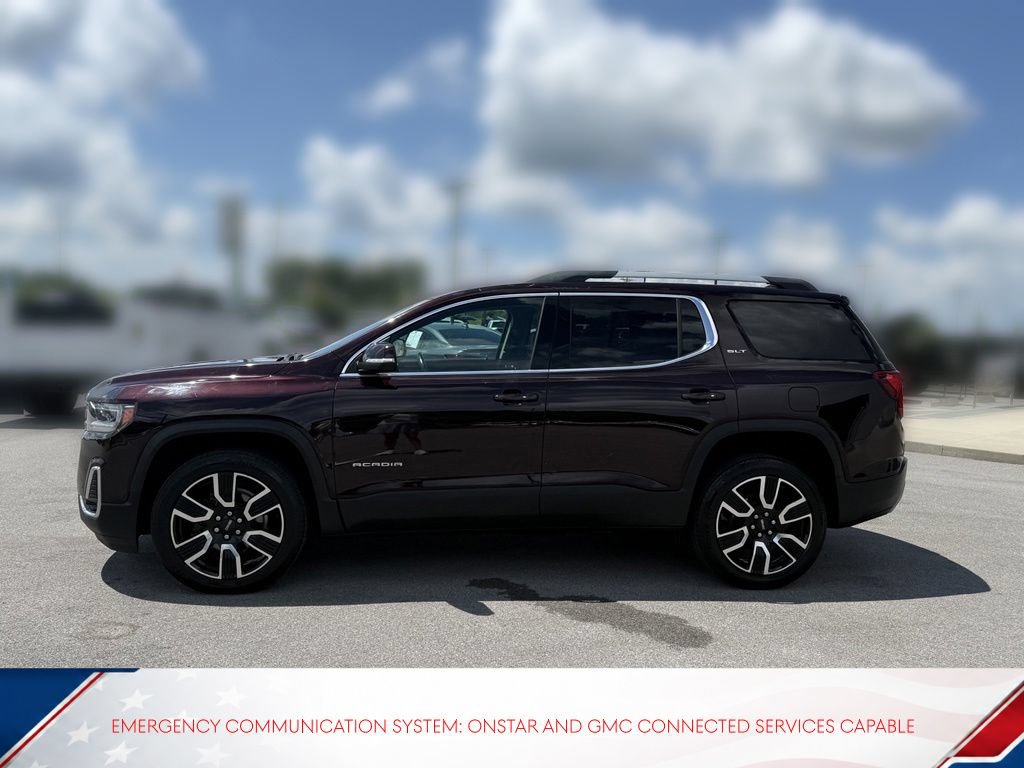 Used 2021 GMC Acadia SLT w/ LPO, Black Accent Package FWD image 9