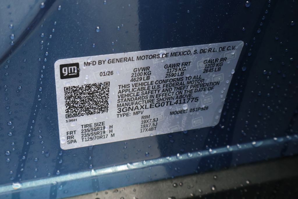 New 2026 Chevrolet Equinox RS w/ Safety and Technology Package image 47